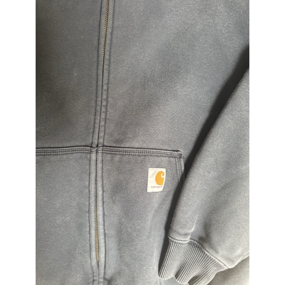 Carhartt Zip Up Hoodie Men's Medium - Picture 2 of 4